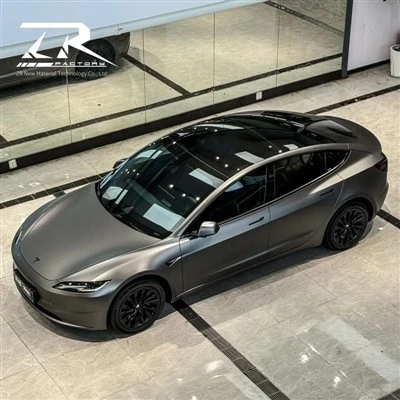 TPU כהה AMG אפור 7.5 מיל סרט עטיפה לשינוי צבע לרכב